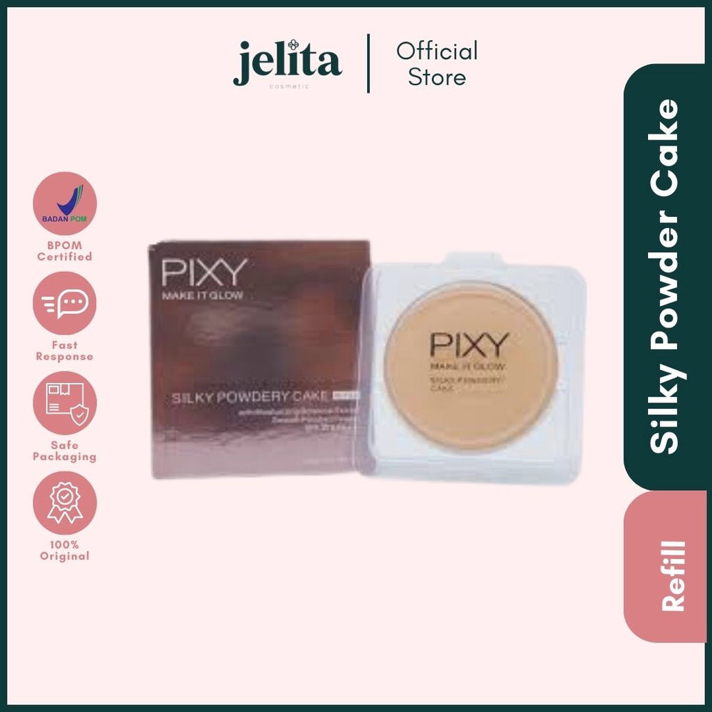 Pixy Make IT Glow Silky Powder Cake REFILL