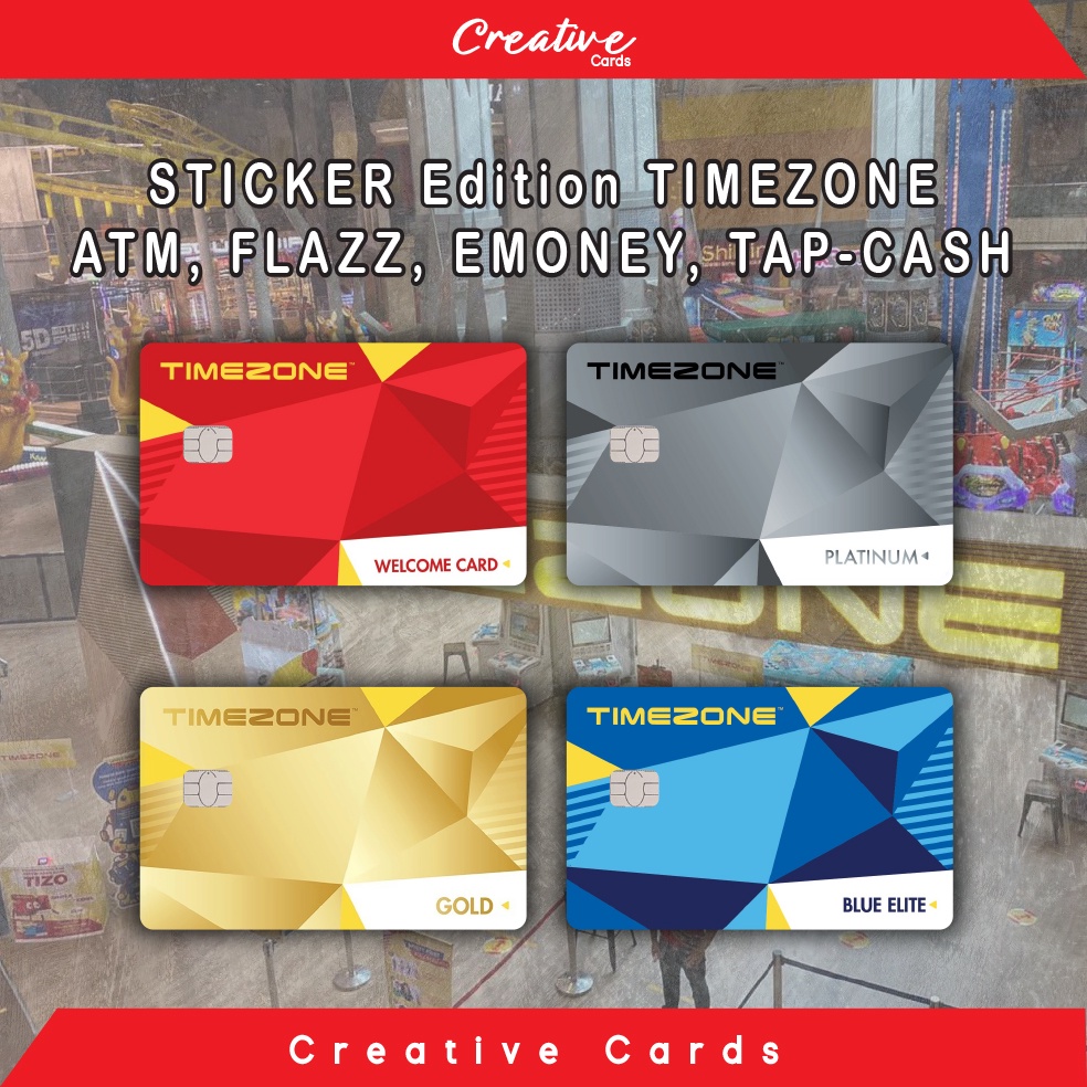 

Sticker Kartu Atm Skin Card - Timezone Edition Vinyl + Laminating Glossy Debit Credit Emoney, Flazz, Etoll dll