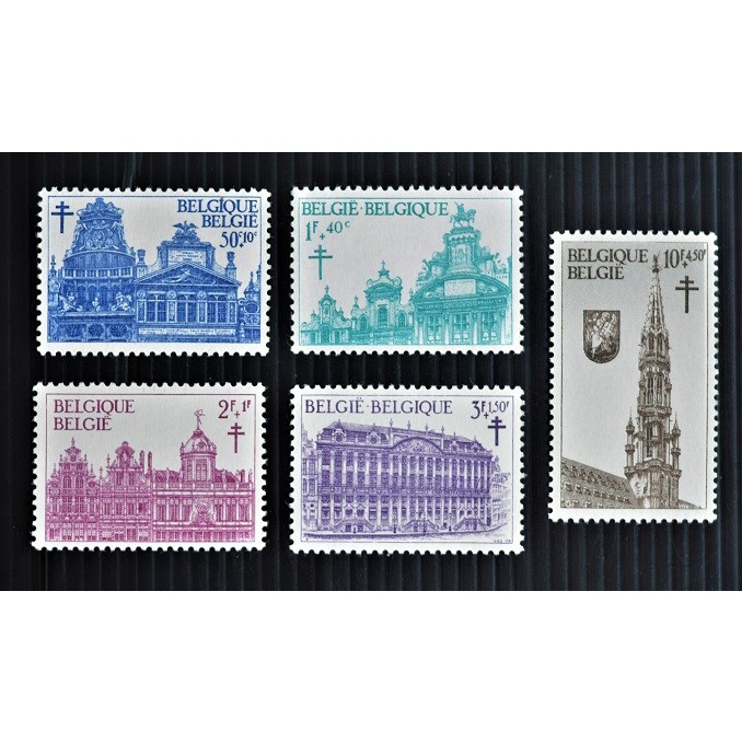 

✨NEW✨ - PERANGKO BELGIUM ART - ARCHITECTURE - CULTURE - CHURCH - MINT .