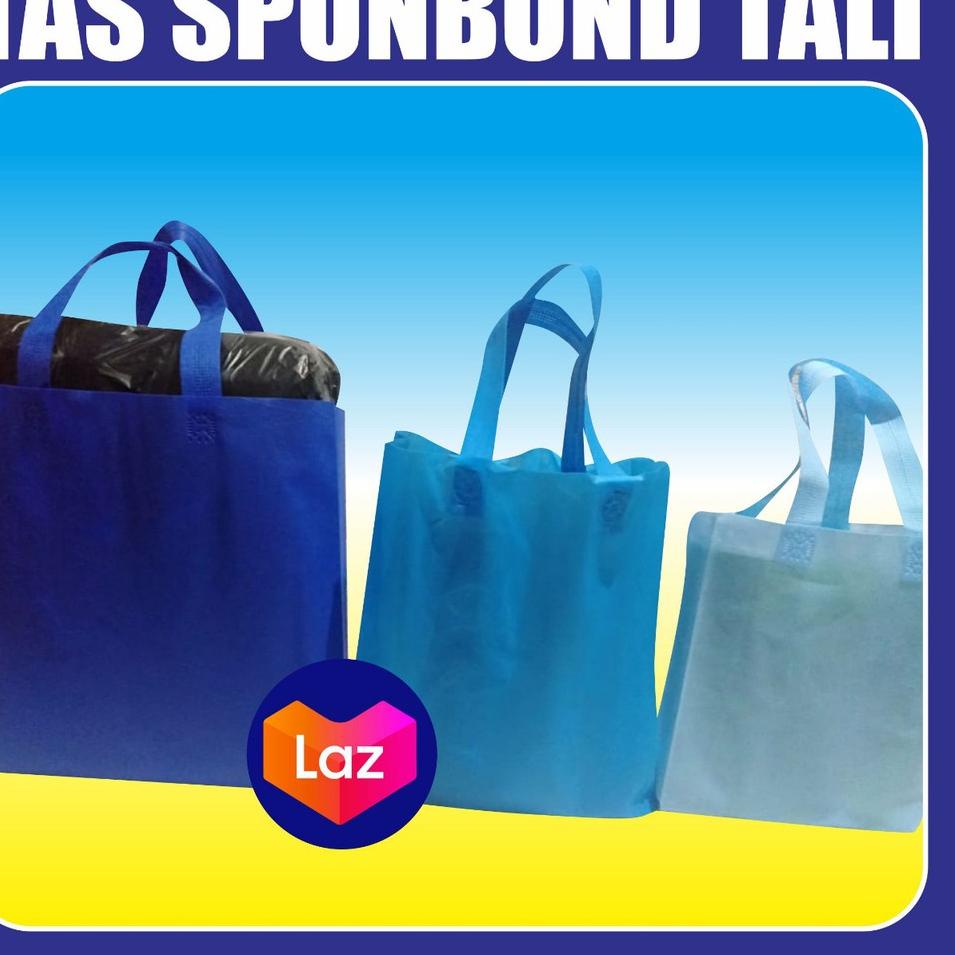 

▌▌▌ Goodie Bag HLS uk 38x45x8 75GSM harga Lusinan / Tas Spunbond