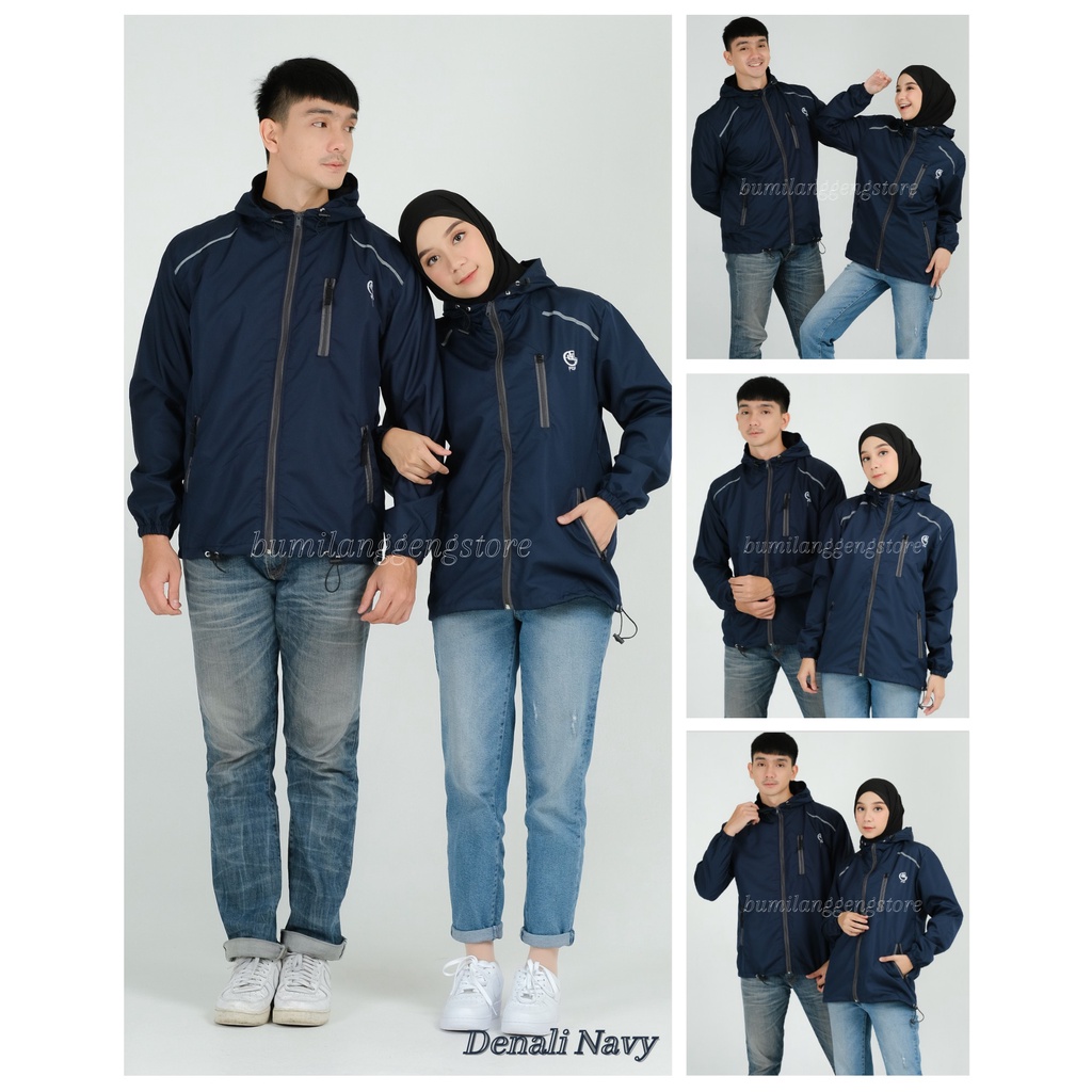 Jaket Couple Parasut Jumbo Waterproof Original FCF SINAI Size M L XL XXL / Jaket Gunung Pria Waterproof FCF