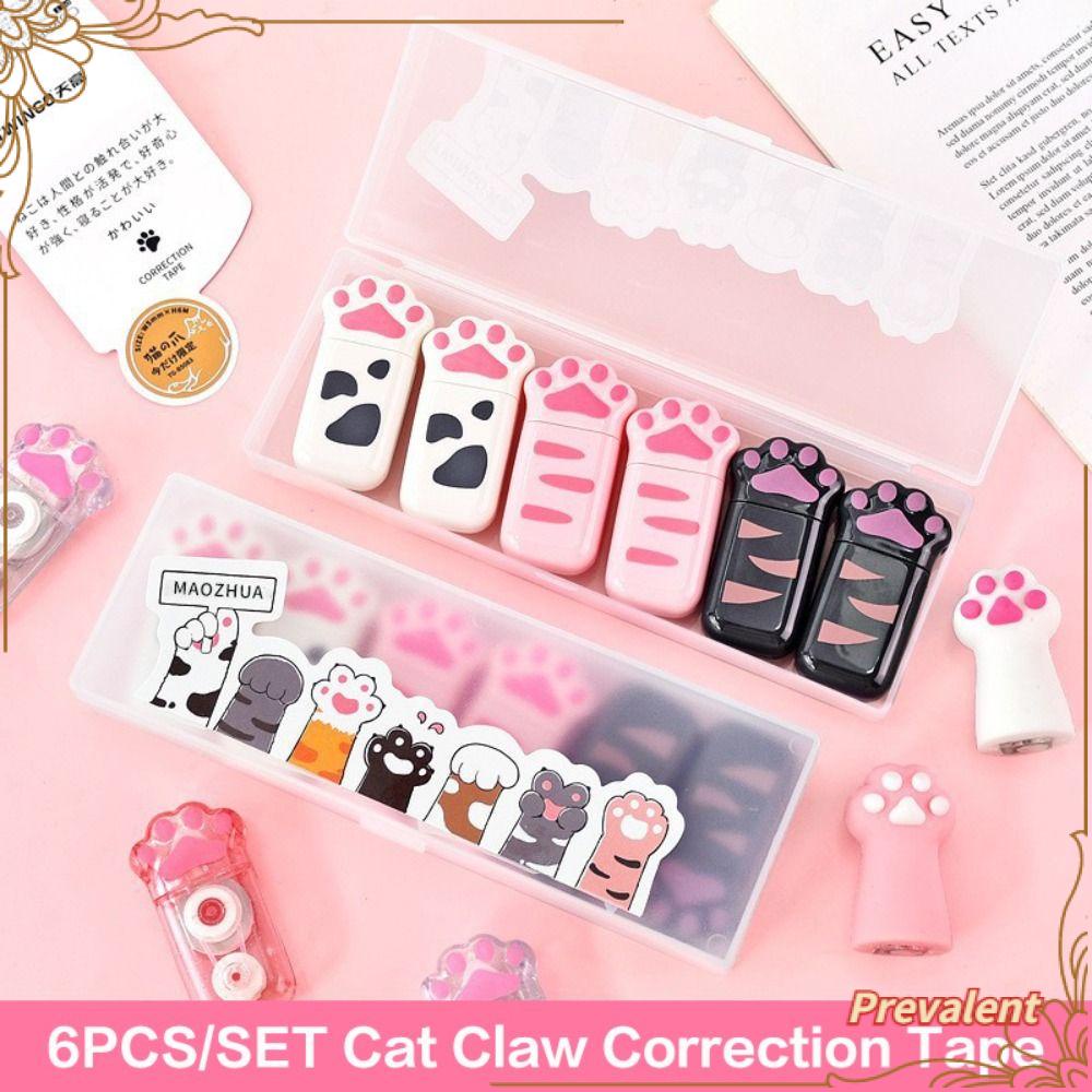 Preva Correction Tape Mini Creative Adhesive Tape Alat Tulis Kreatif Hadiah Promosi Cakar Kucing