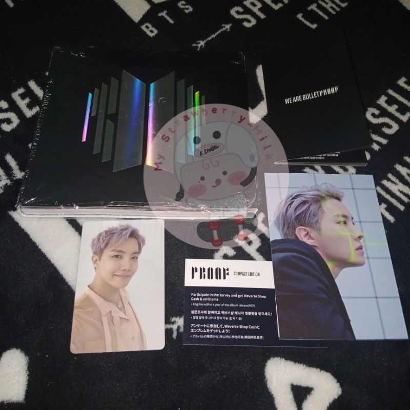 Album BTS Proof Compact Fullset Unsealed Photocard Jhope Set PC