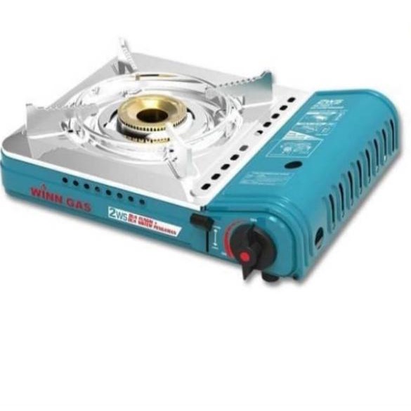 Harga Termuraah Winn Gas W2WS - Kompor Gas Portable 2 Fungsi  Tabung kaleng  3-13 kg