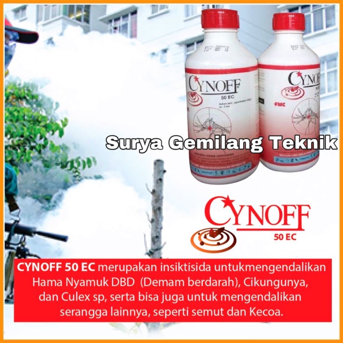Cynoff 50Ec Cairan Obat Fogging Pembasmi Nyamuk Kecoa Lalat Serangga