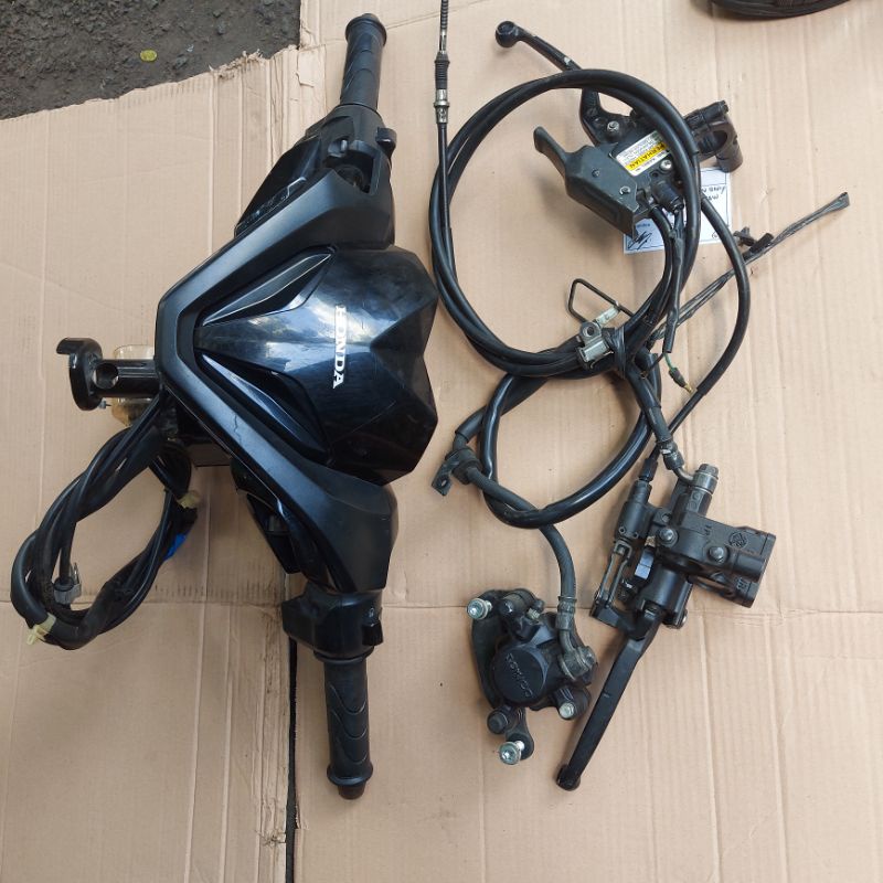 STANG COVER BATOK SPEEDOMETER FULLSET PENGEREMAN CAKRAM COMBI BRAKE ALL NEW VARIO 150 ORIGINAL