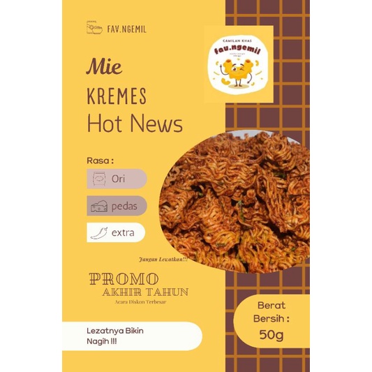 Jual Mie Kremes Mie Pedas Jajanan Jadul Promo Shopee Indonesia