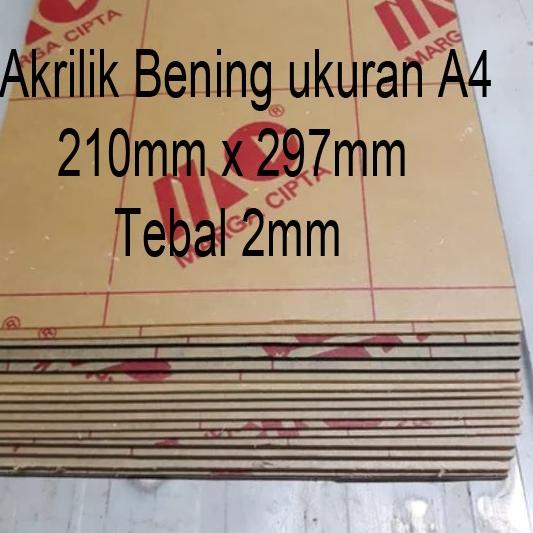

ㅥ Lembaran Akrilik Marga Cipta Ukuran A4 2mm ↑