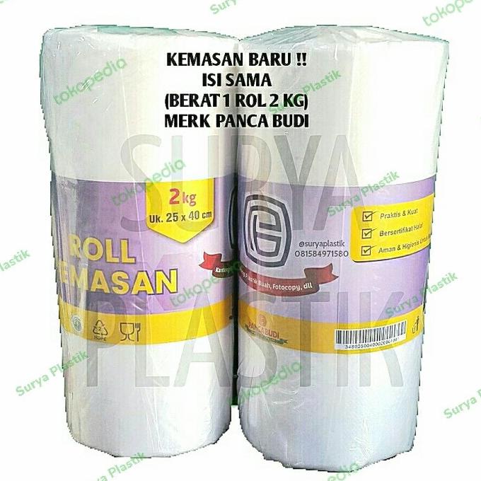Kantong Plastik Supermarket Plastik Roll Buah Sayur Plastik Fotokopi
