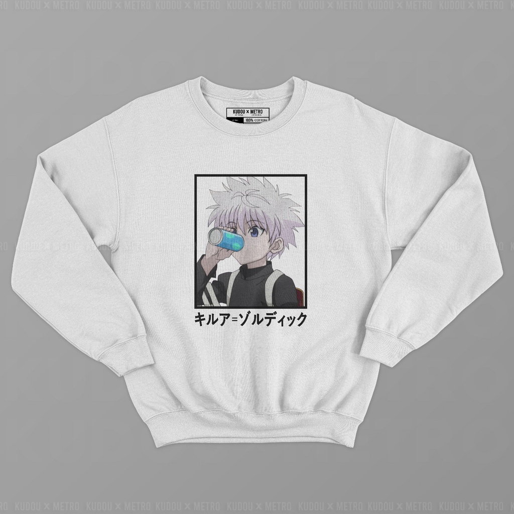 Crewneck Killua Chibi Anime Manga HXH Hunter x Hunter Premium Unisex