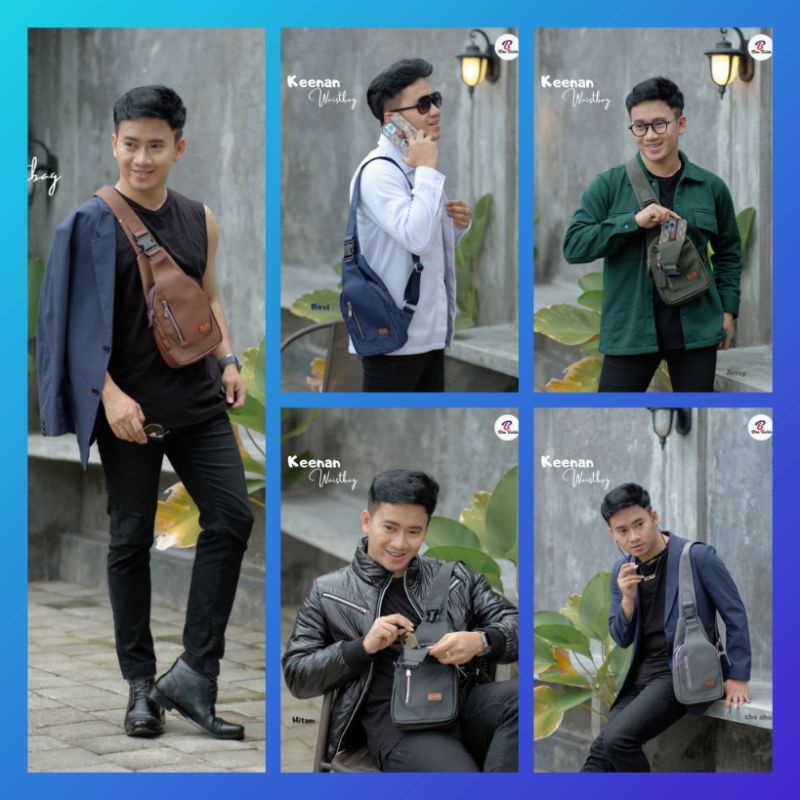 KEENAN WAISTBAG BIRU TSABITA/KEENAN BIRU TSABITA /KEENAN WAISTBAG /WAISTBAG BIRU TSABITA