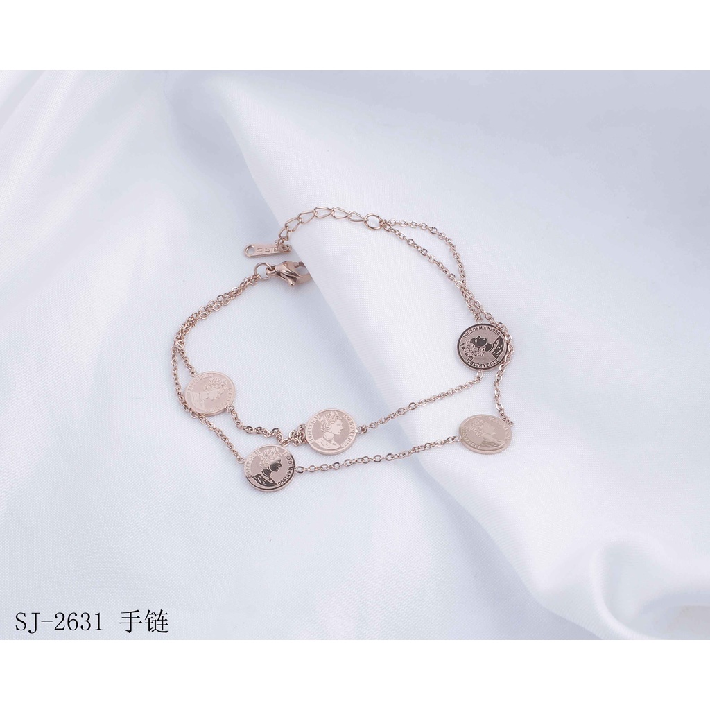 Gelang Titanium Perhiasan Wanita Jewelry  3200/2631/3400