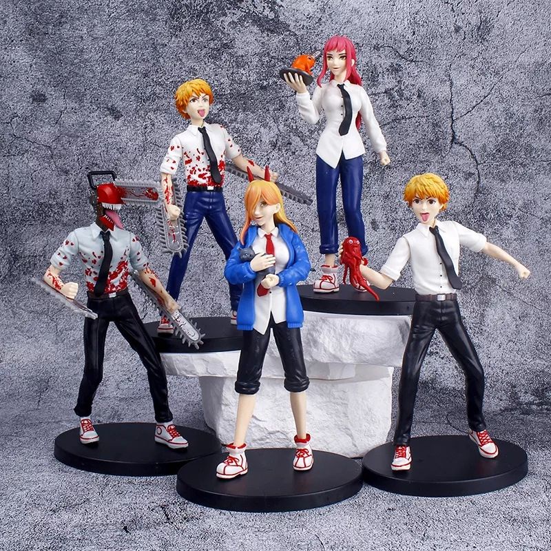 ACTION FIGURE CHAINSAW MAN ANIME DENJI POWER AKI MAKIMA HIMENO MAKIMA