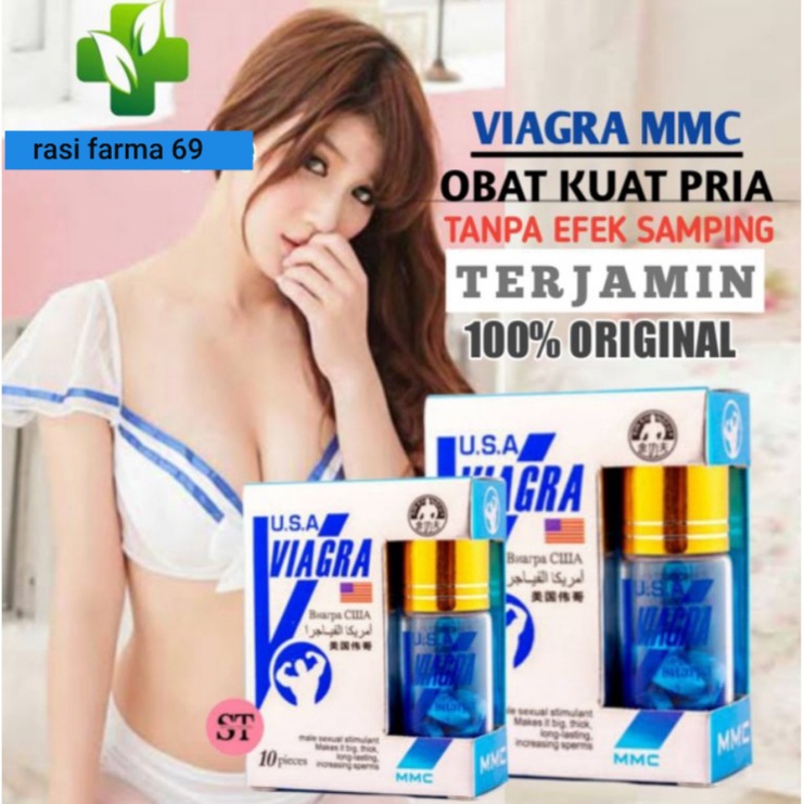 Viagra Mmc Original 10 pil Menambah Stamina Pria Obat Herbal Vitalitas tahan lama kuat Obat Kuat Pri
