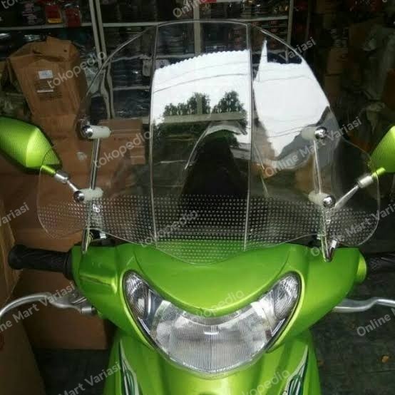 Visor alpha kaca tameng depan winsil universal vario beat mio scoopy