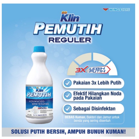 SOKLIN PEMUTIH PAKAIAN 1LITER