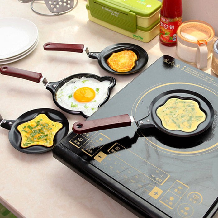 Teflon Karakter Mini / Wajan Telur Kecil Motif Unik / Mini Frying Pan