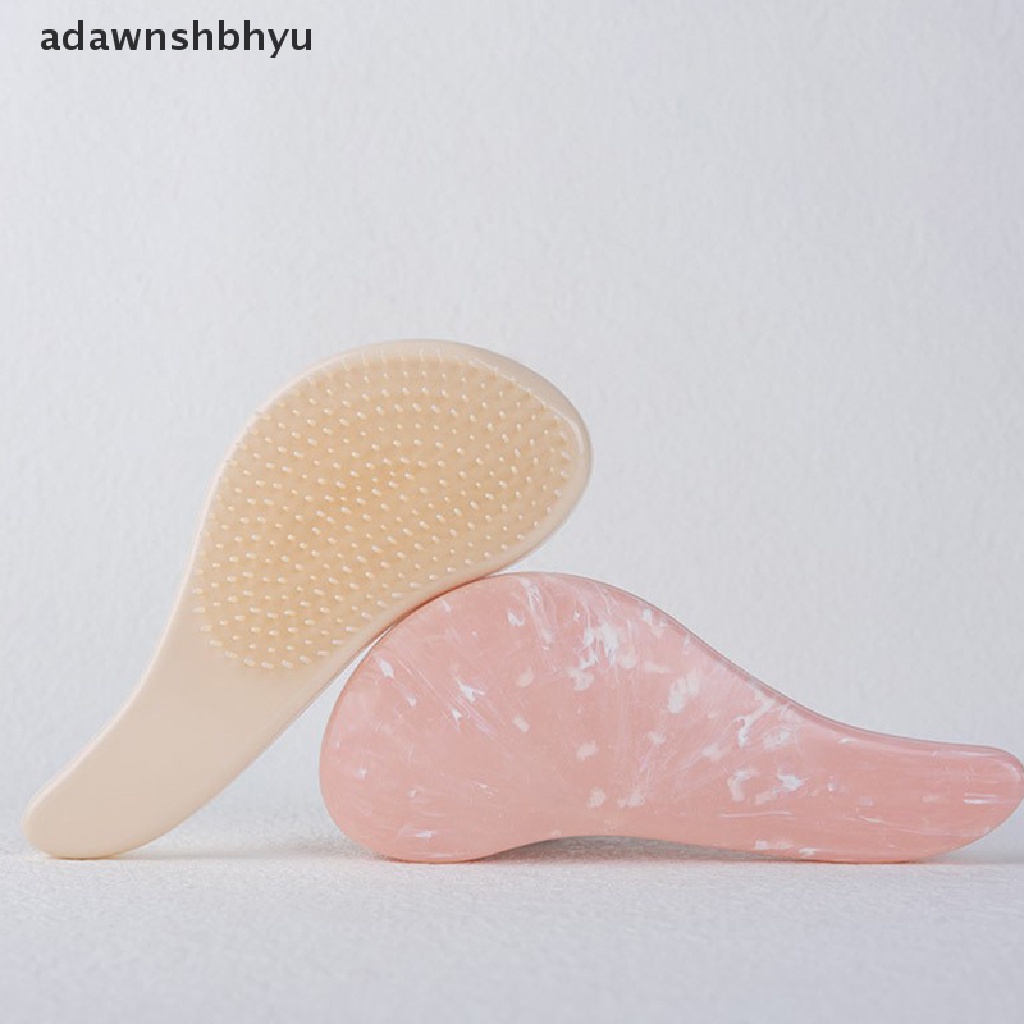 Adawnshbhyu Marbling Magic Sikat Rambut Anti Statis Gagang Kusut Detangling Sisir Pijat ID