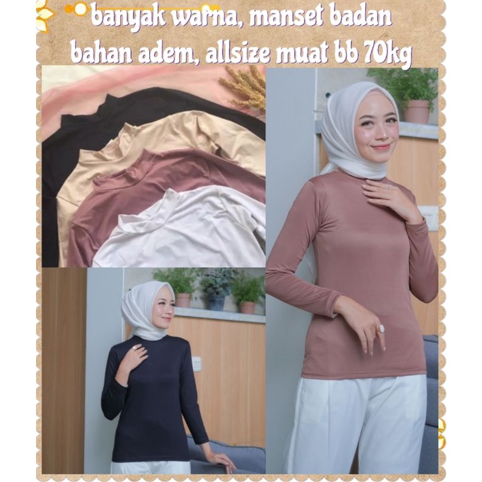 COD MANSET BADAN MANSET OLAHRAGA ADEM JUMBO PANJANG INNER KEBAYA UNGU MOCA PUTIH MARUN BIRU MOCA GOLD