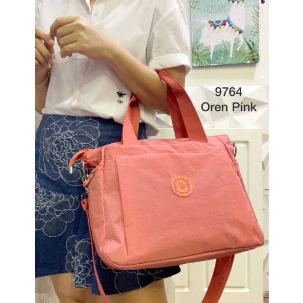 NEW ITEM fashion tote sling import parasut kode 9674