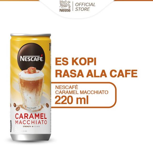 

[BISA COD] NESCAFE Kopi Minuman Kaleng Caramel Macchiato 220ml