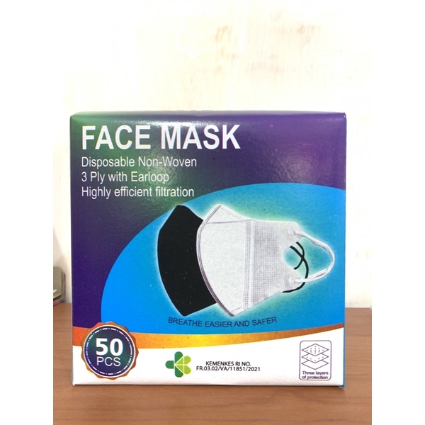 EA MASKER DUCKBIL PUTIH dan MASKER DUCKBIL HITAM