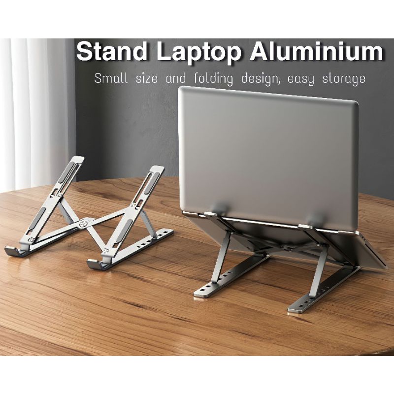 Stand Laptop Aluminium Penyangga Laptop Laptop Stand