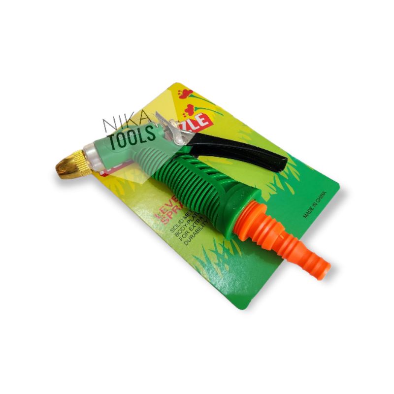Semprotan Air Taman Hose Noozle Lever Spray Kuningan