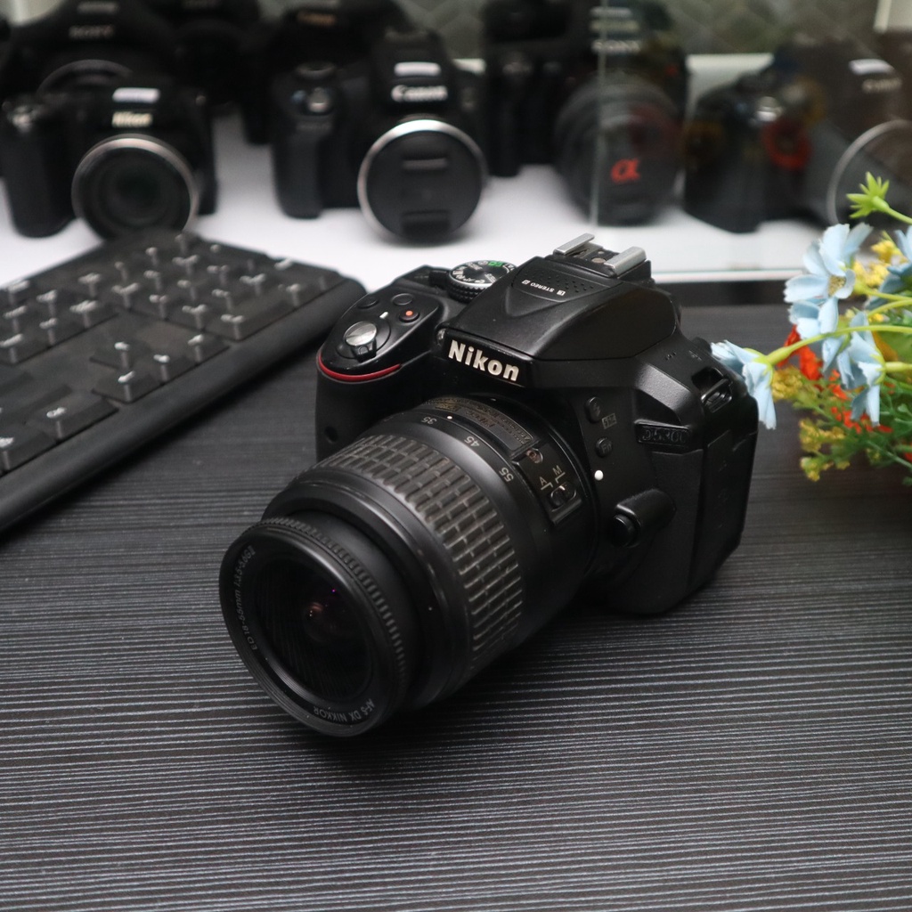 NIKON D5300 Lensa 18-55mm Kamera DSLR Termurah Bergaransi -Vms