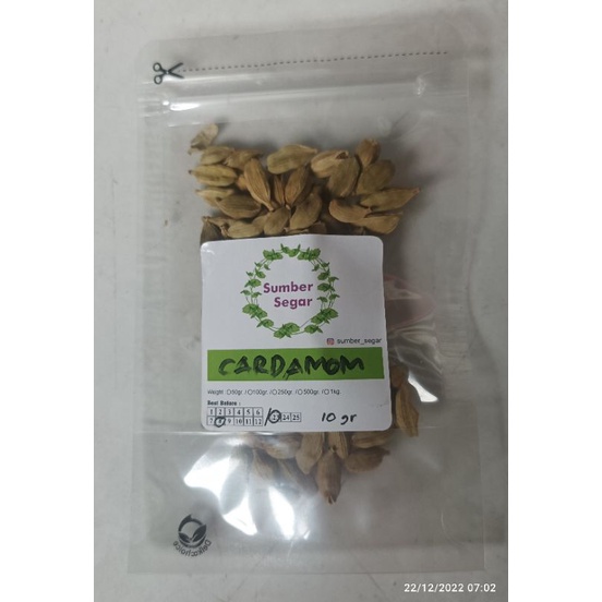 

Cardamom / kapulaga hijau / kapulaga india