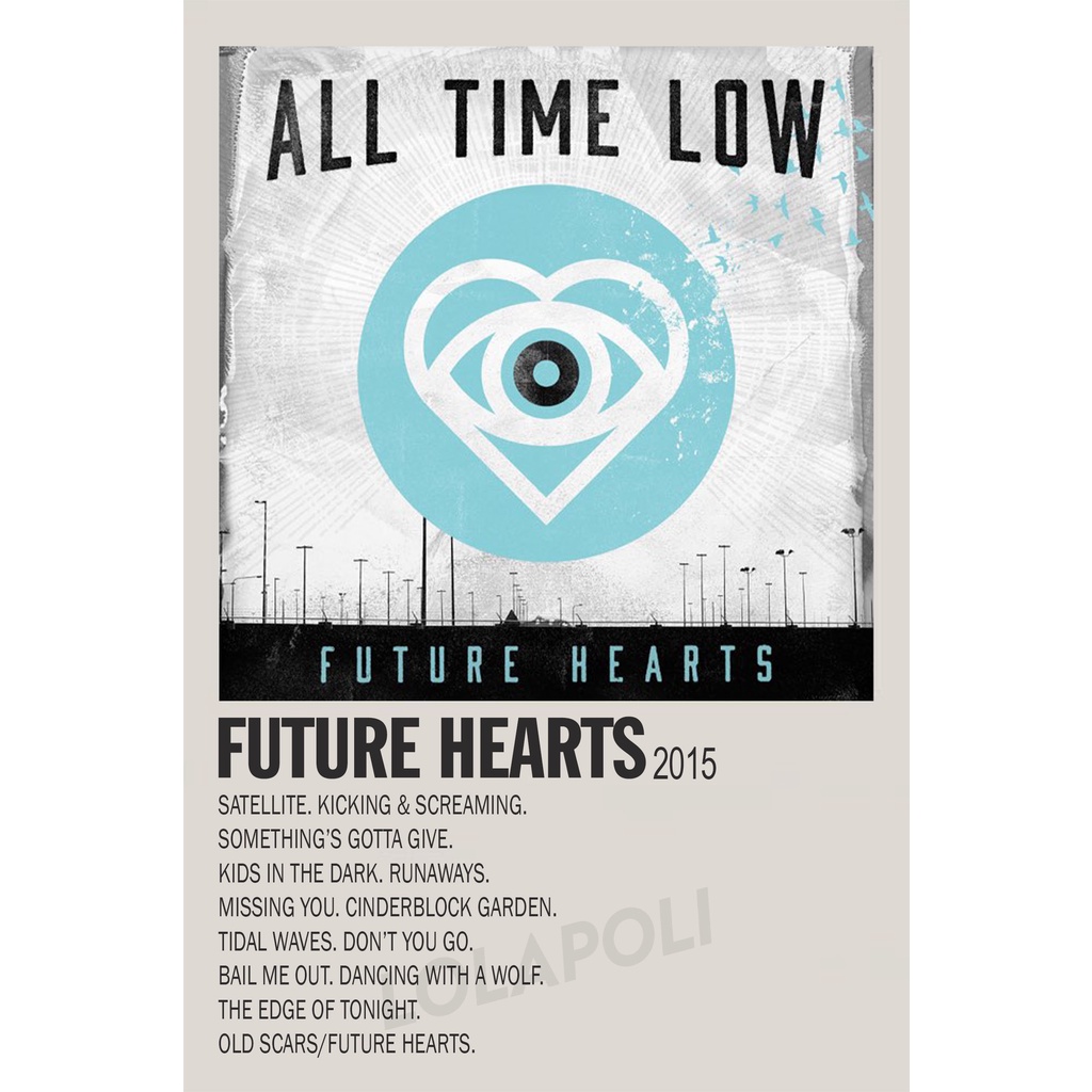 Poster Cover Album Future Hearts - All Time Low