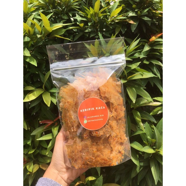 

Keripik Kaca 100 gr / Keripik kaca pedas