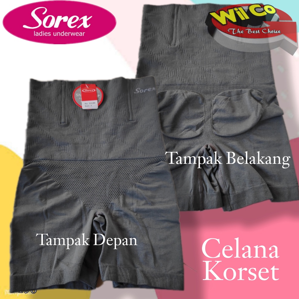 K138 - KORSET CELANA KORSET PELANGSING PERUT WANITA SOREX ALL SIZE BB 55 - 70