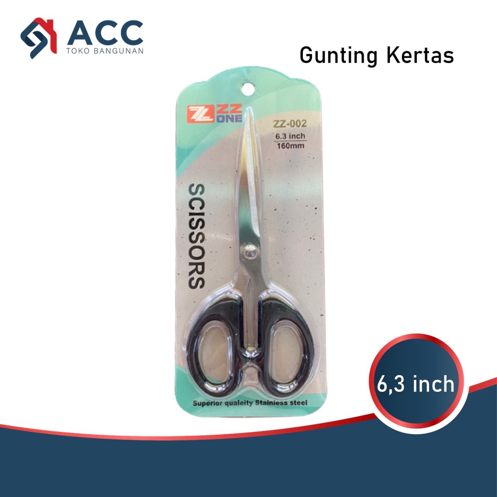 

Gunting Kertas Tajam Stainless Steel Ukuran 6.3 Inch