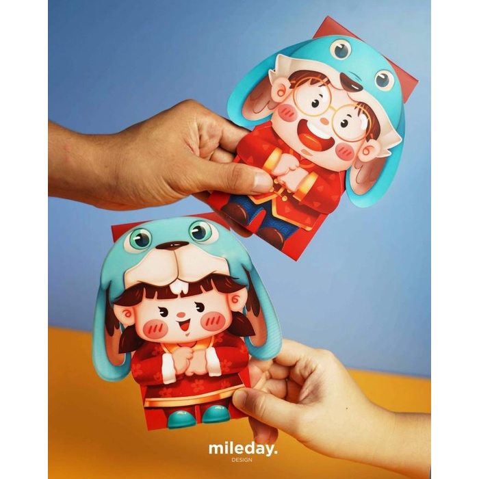 

Angpao Imlek 2023 Rabbit Cute Panjang 3D Premium Quality Isi 5 Pcs 096