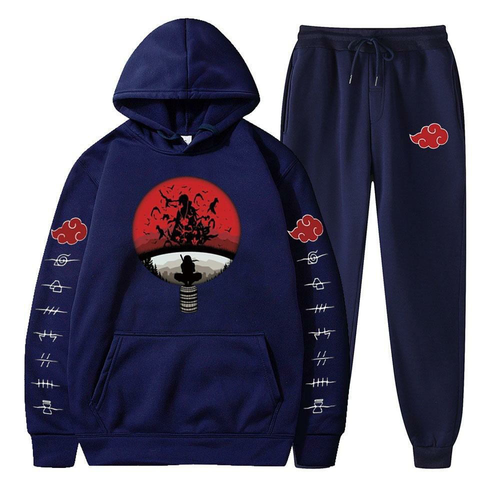 BISA COD/JHOSE/STELAN UCHIHA/SET HOODIE DAN CELANA CELANA JOGGER