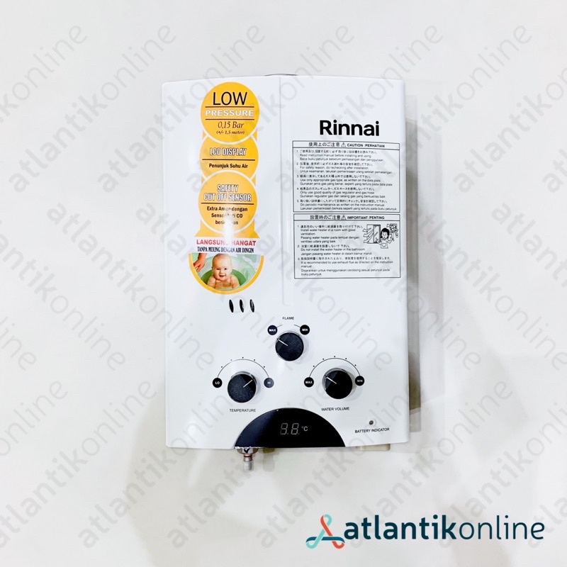 Water heater gas instant 5 Liter/menit RINNAI REU-5CFC REU5CFC REU 5 CFC
