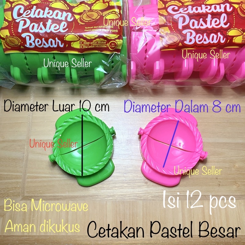 [12 pcs] Cetakan Pastel Besar 10 Cm isi 12 pcs / Cetakan Gyoza Jalankote 10cm / Cetakan Gyoza Jalankote 8cm 8 cm / Cetakan Pastel Abon Jalangkote Dumpling Gyoza Pangsit Besar BL Product