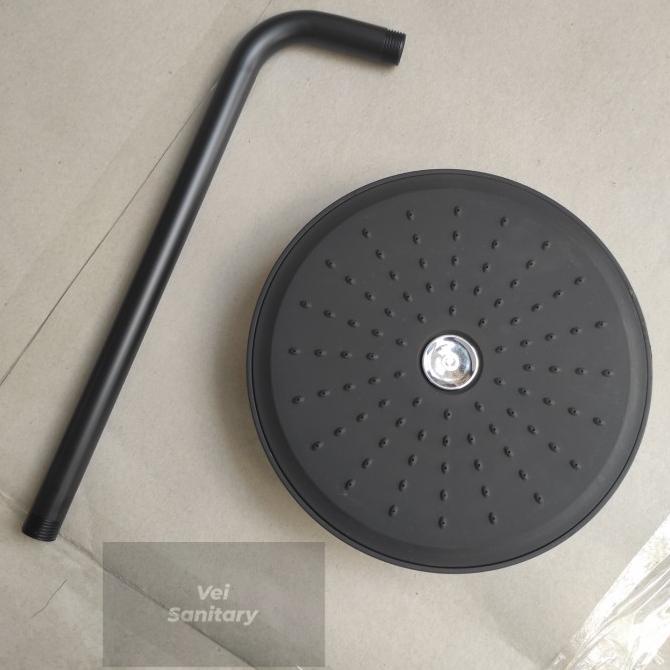 wall shower bulat / shower tanam / wall shower hitam paling rame
