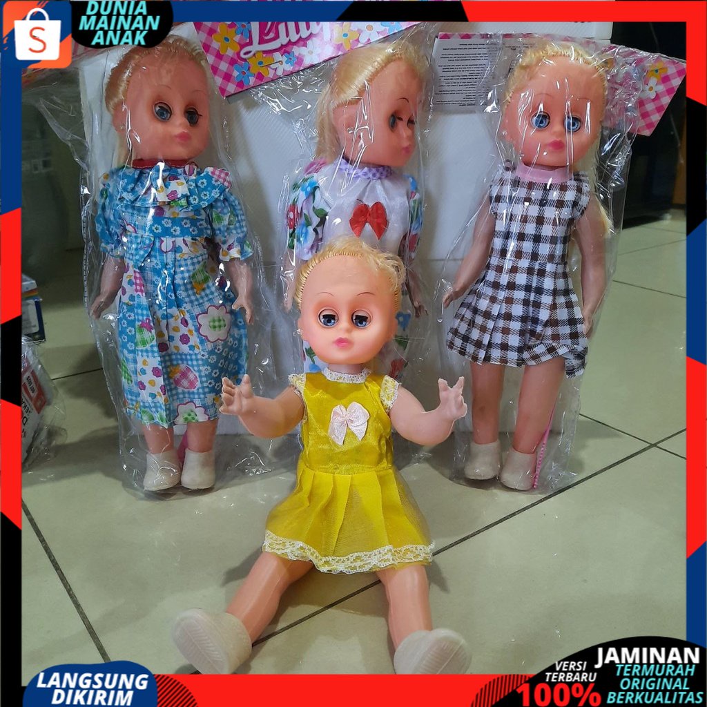 MAINAN ANAK PEREMPUAN BONEKA BERSUARA DAN BERLAMPU ADA SISIR MODEL TERBARU