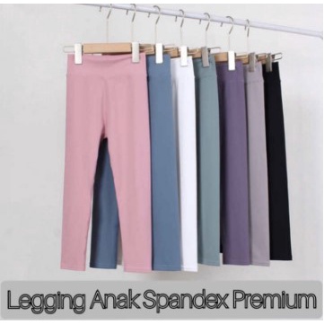 Legging Anak Perempuan 3 Ukuran Usia 4-12 Tahun Spandek Premium Legging Anak Panjang