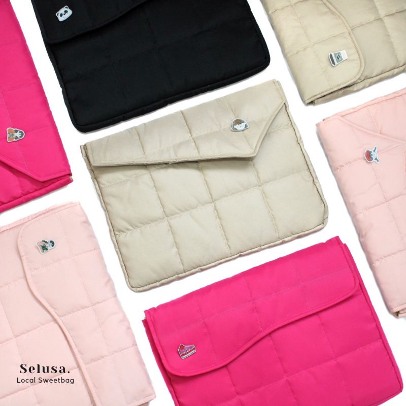 SELUSA ELOISE LAPTOP SLEEVE | Tas Laptop Sarung Laptop Puffer Premium