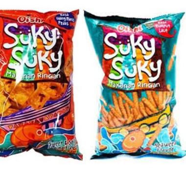 

ぺ Oishi Suky Suky 60g udang pedas, rumput laut ぶ