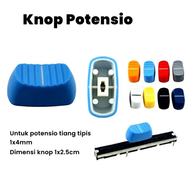 Knop Potensio Geser Warna