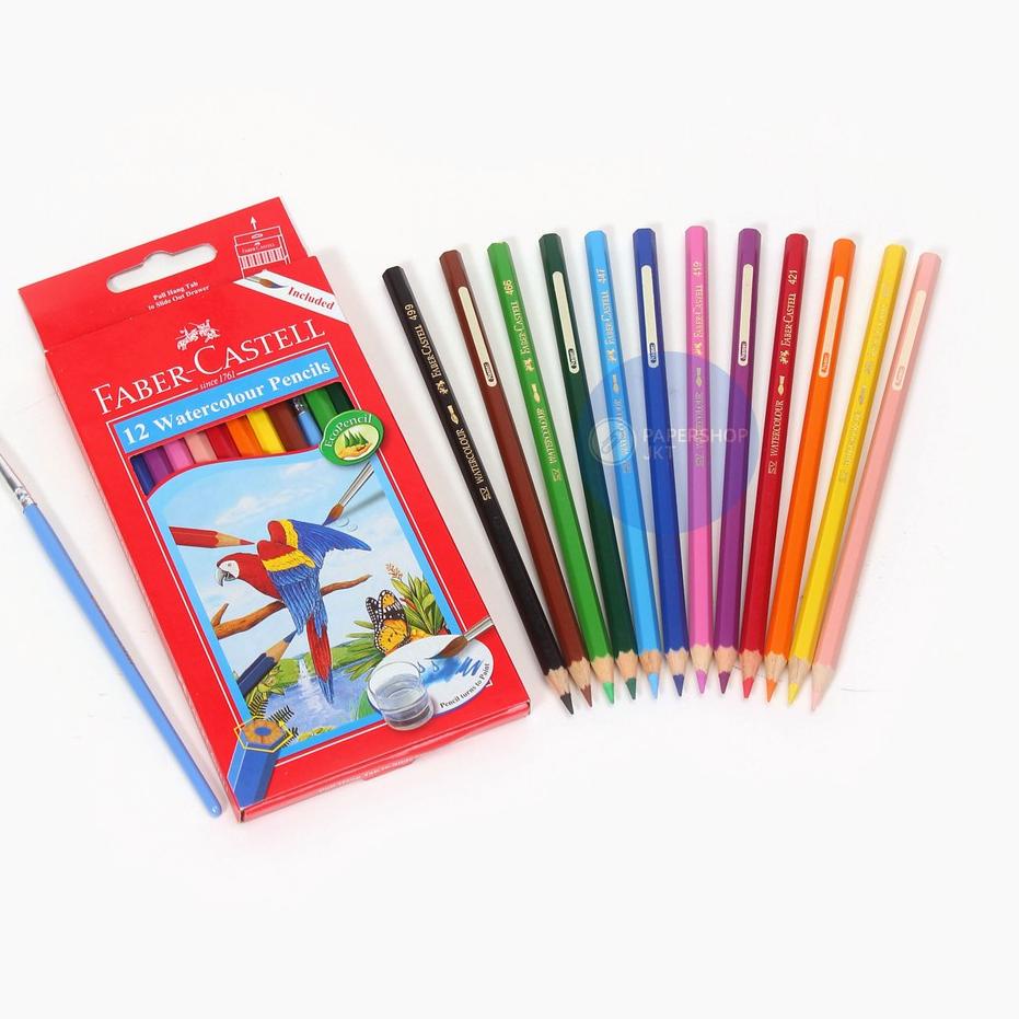 

Hot Sale Faber Castell Watercolour 12 Pensil Warna Panjang ✔
