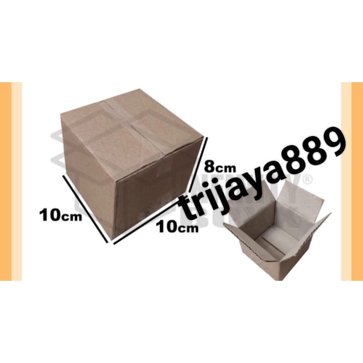 

kardus box baru packaging packing 10x10x8 cm BARU POLOS