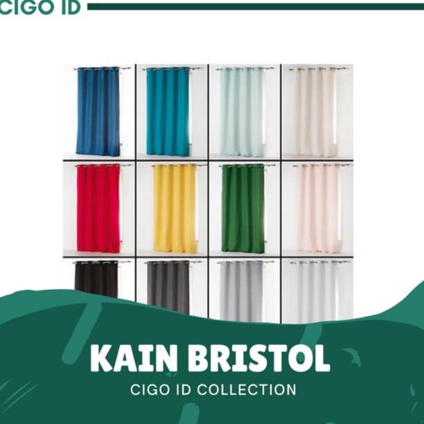 BAHAN KAIN GORDEN POLOS BRISTOL / ABELADOVE METERAN 22 WARNA {TAR.21De22ˢ}