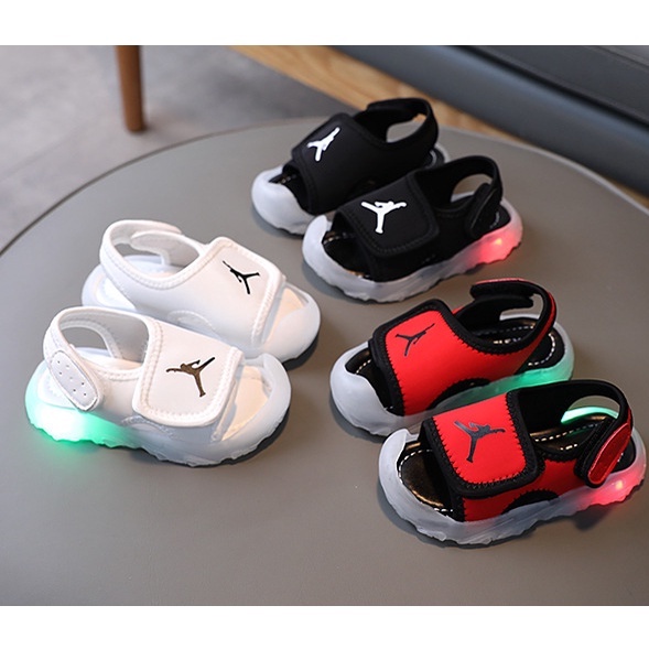 Chubby Glory SH21102 Bisa COD Sepatu sendal Fashion lampu LED Sendal Cipung sepatu Sendal Gunung 6 bulan sampai 4 tahun Sendal Anak Import sendal lampu anak Sendal anak laki laki sendal gunung anak laki laki Size 15-25