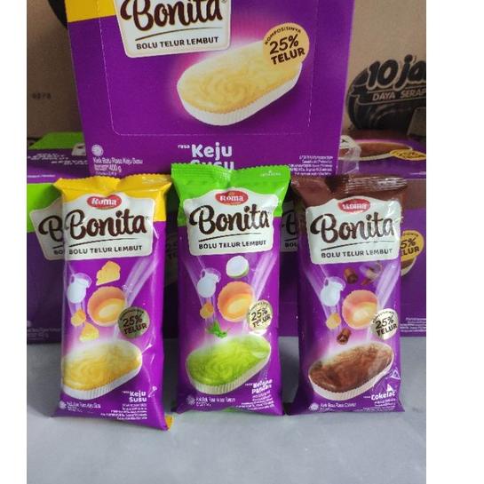 

[Z-5]Y ✉] ROMA BONITA BOLU TELUR LEMBUT 40 gr (ECER) COKELAT / KELAPA PANDAN / KEJU SUSU-proses cepat