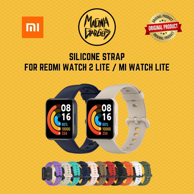 Jual Silikon Rubber Strap Redmi Watch 2 Lite / Xiaomi Mi Watch Lite
